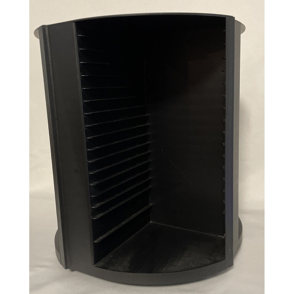 LASERLINE 80 CD Storage Holder Rotating Spinning Tower Carousel Rack - Picture 3 of 13